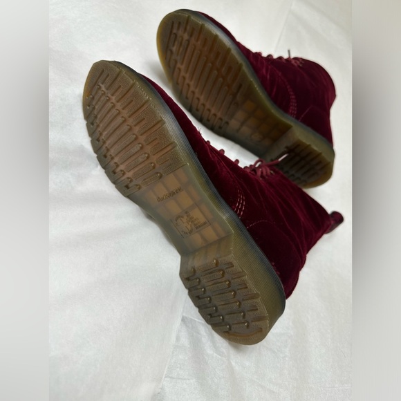 Dr. Martens 1460 Pascal Cherry ‘Page’ Limited Red Velvet Women’s🍒 - Picture 7 of 8
